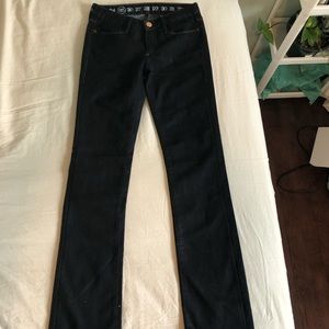 earnest sewn nwt straight leg jeans 25